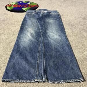 NAVY Y2K ACID WASHED GAP EASY FIT JEANS 😮‍💨